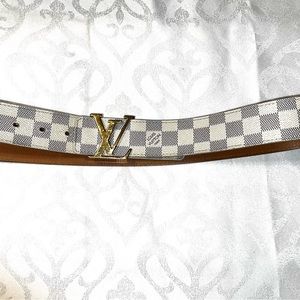 Louis Vuitton Damier Azur Belt